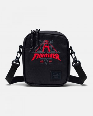 Crossbody Kabelka Thrasher X Herschel Panske Čierne | SK-41JFUTOGQ