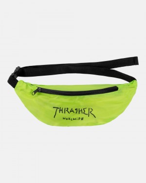 Taška Do Pása Thrasher Worlwide Panske Zelene | SK-71CTLSEPG