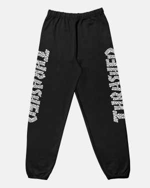 Teplakove Nohavice Thrasher Skull Panske Čierne | SK-16DMWRCXU