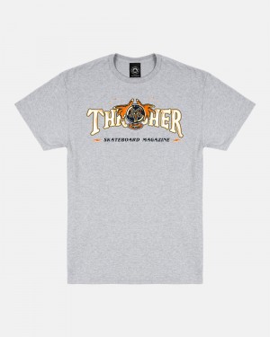 Tricko Thrasher Fortune Panske Siva | SK-80QRVBTPZ