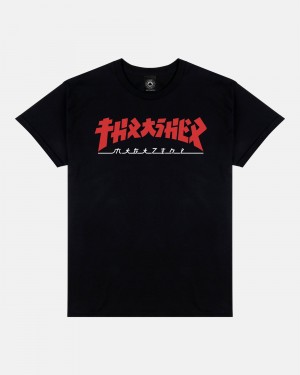 Tricko Thrasher Godzilla Panske Čierne | SK-04QLWRJKG