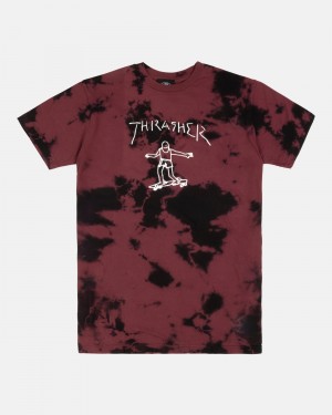 Tricko Thrasher Gonz Damske Bordove | SK-01EPDYGCU