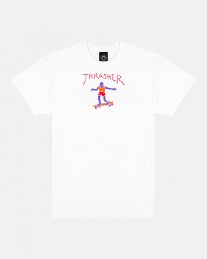 Tricko Thrasher Gonz Panske Biele | SK-16XYMZKCJ