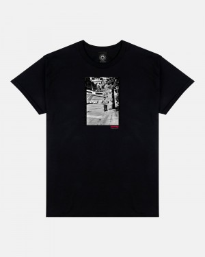 Tricko Thrasher Noah Hills Panske Čierne | SK-39BLHWOCI