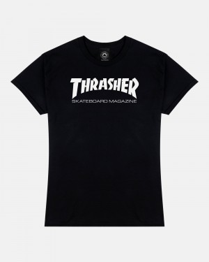 Tricko Thrasher Skate Mag Damske Čierne | SK-25WCKIONG
